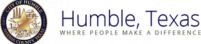 The City of Humble, Texas logo featuring a circular seal and the motto 