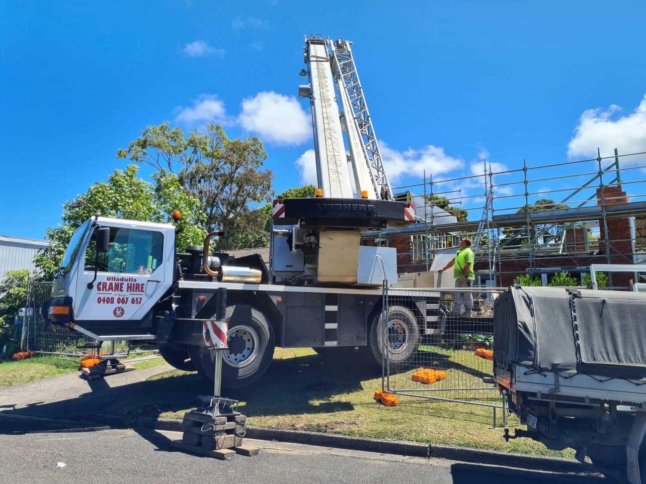 35T Crane At Work — We Provide Crane Hire in Shoalhaven , NSW