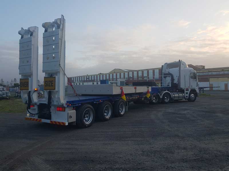 White Mover Truck — We Provide Crane Hire in Shoalhaven , NSW