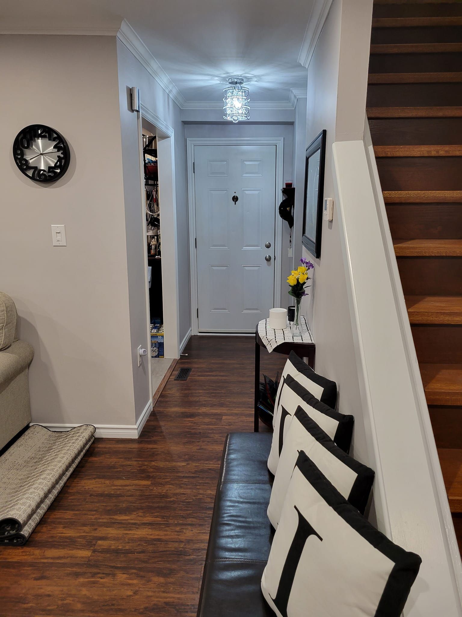 Beautifully painted open-concept home interior