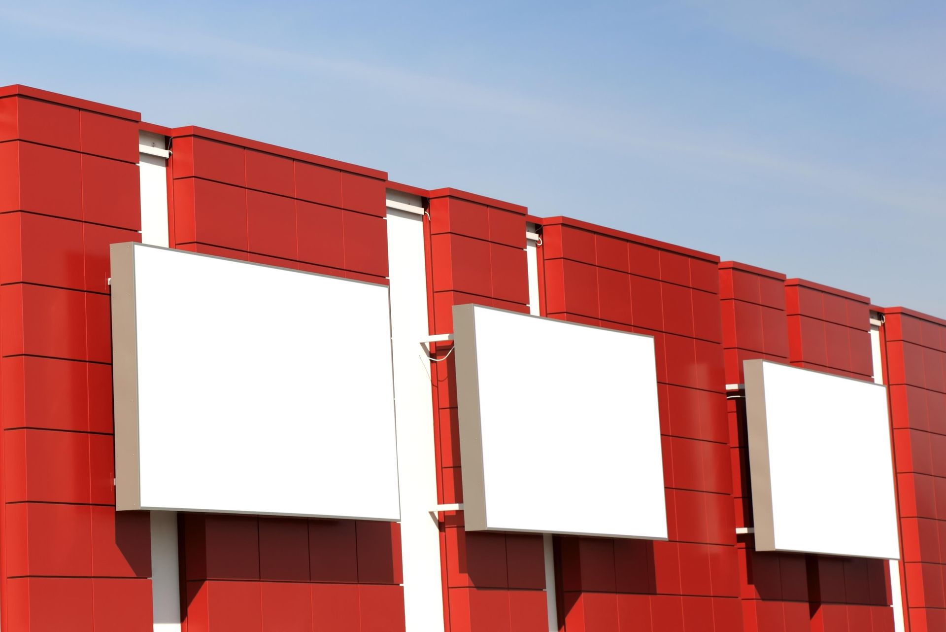 Commercial building exterior painted by Alpha Pro Painting