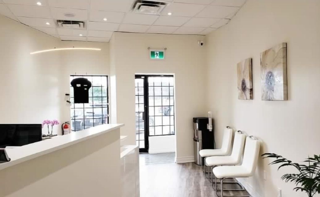 Fresh paint transformation inside commercial property