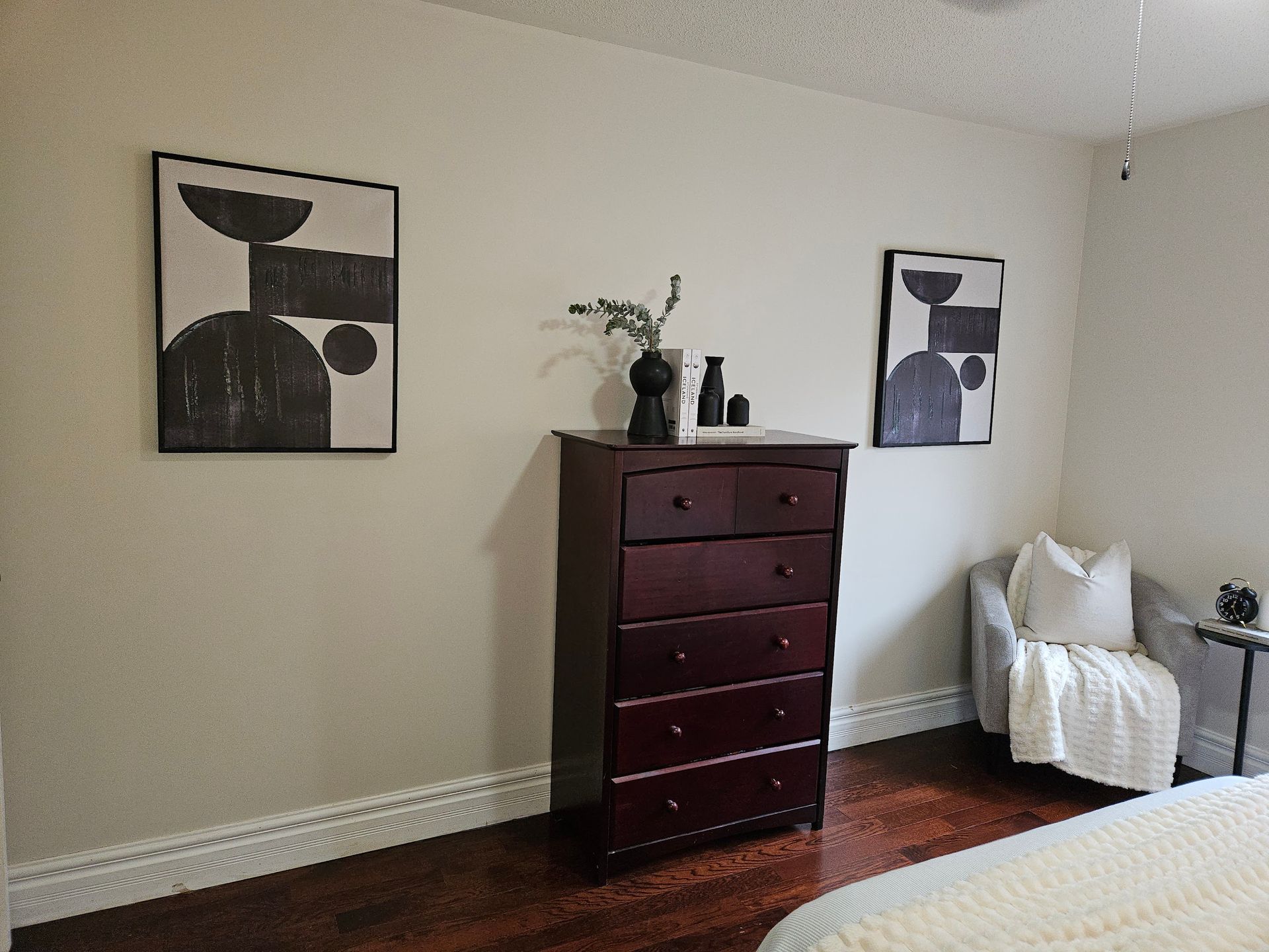 Detailed painting work completed in a Durham Region home