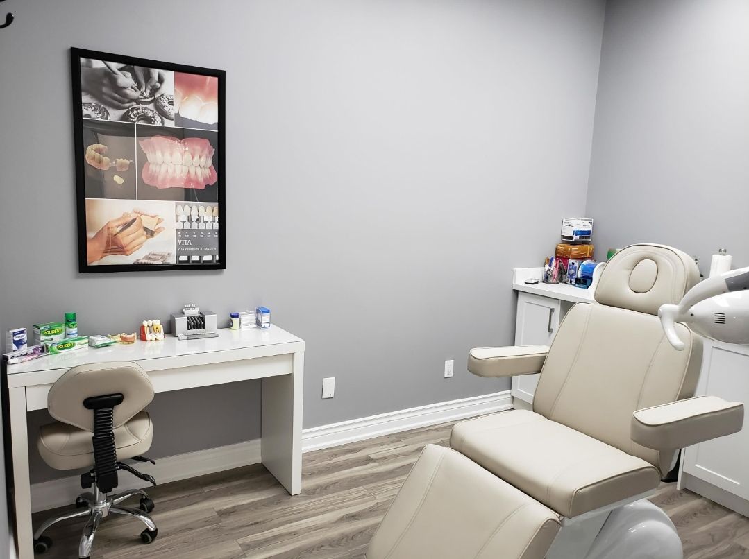 Freshly painted office interior with clean modern finishes