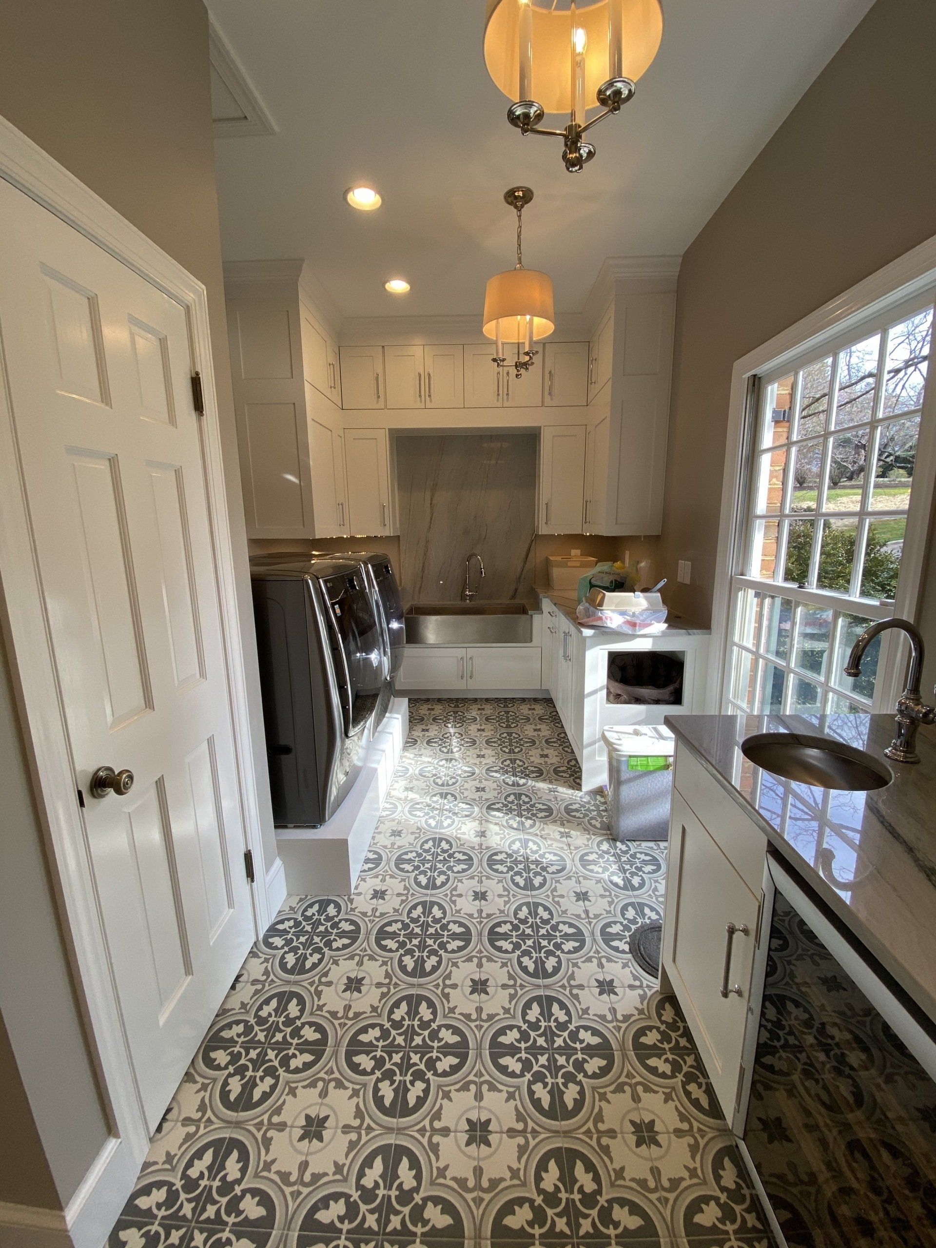 Patterned Tile Floor - Charlottesville, VA - Max Tile