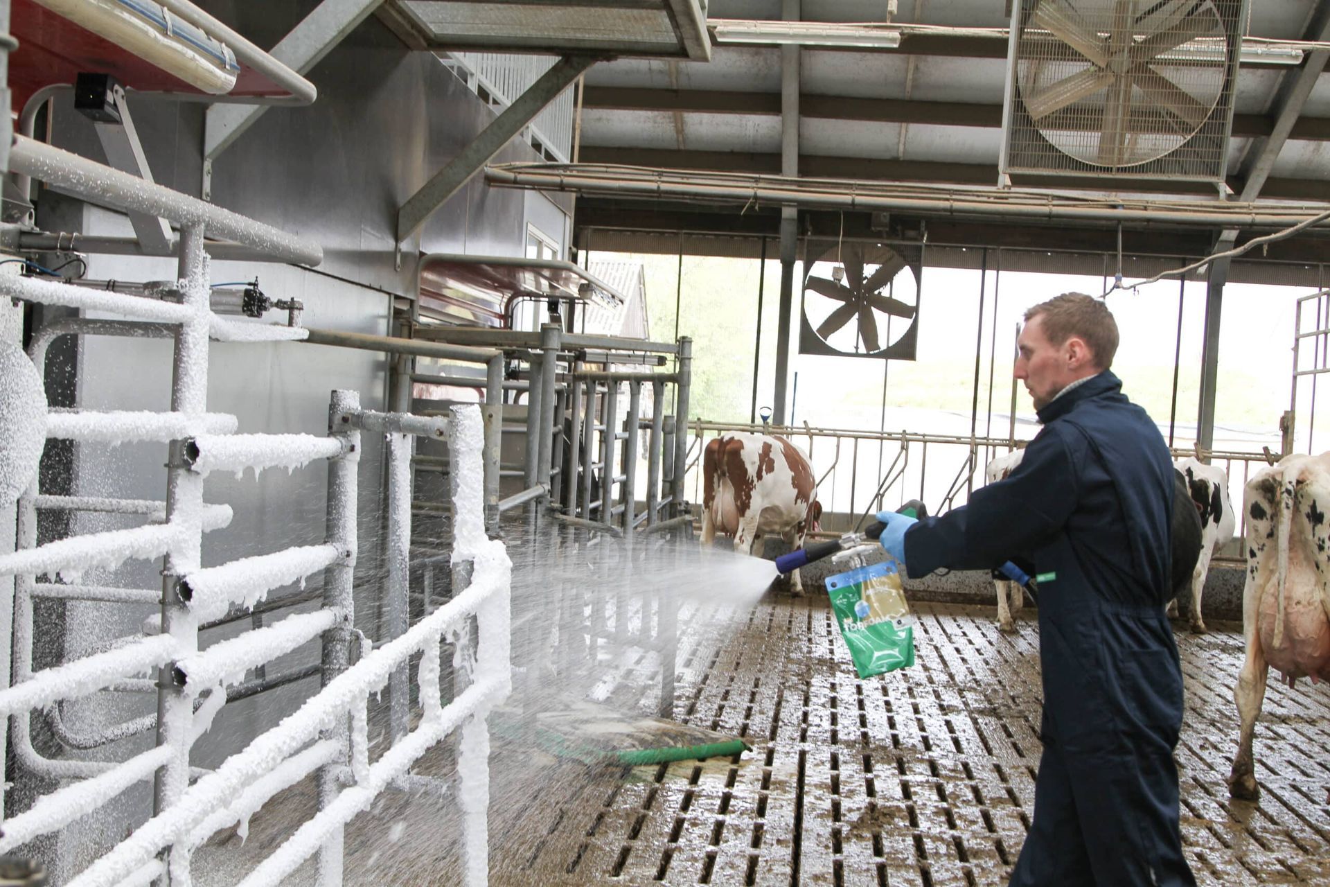 Top View Mini Figure Toy Woman Cleaning Spilled — Buy Dairy Cleaners on the Mid North Coast, NSW