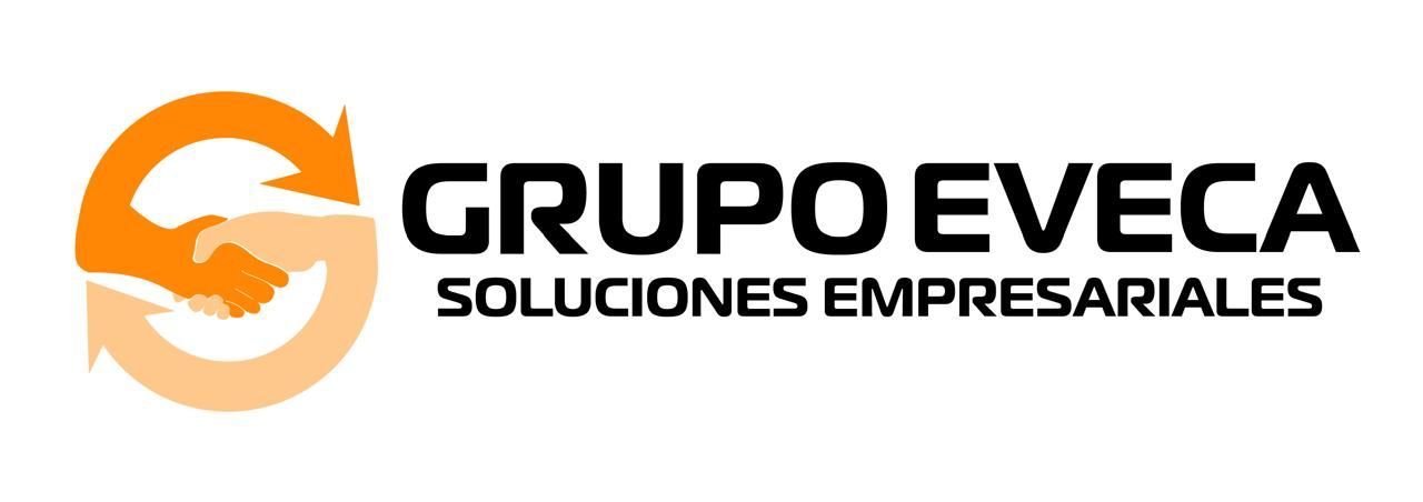 A logo for grupo eveca soluciones empresariales