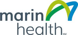 The MarinHealth logo features the blue-gray text 