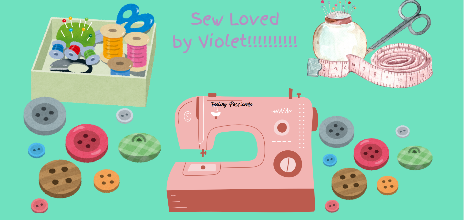 Sew Loved by Violet website page