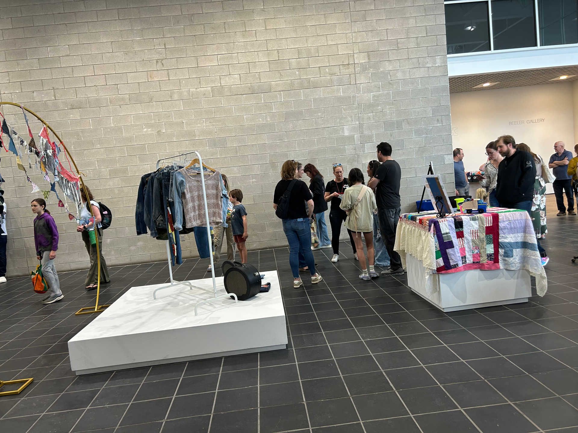 the fashion community sustainability fair at ccad during columbus fshion academy fashion show