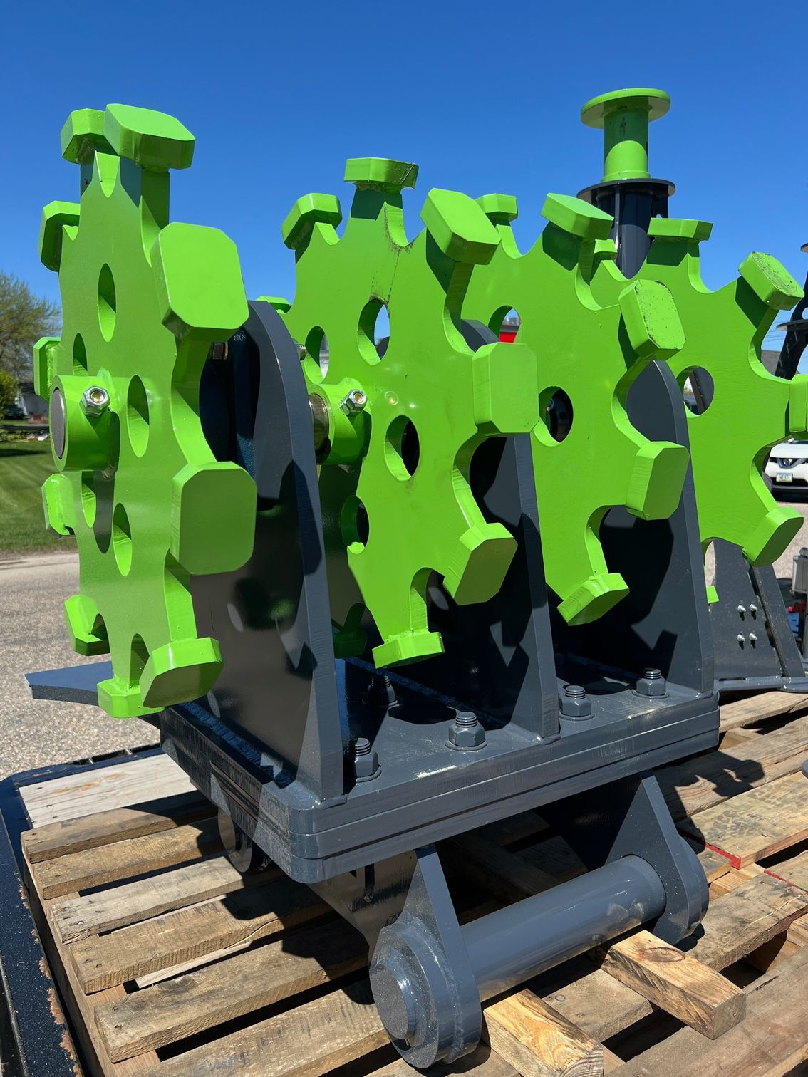 Excavator Compaction Wheel