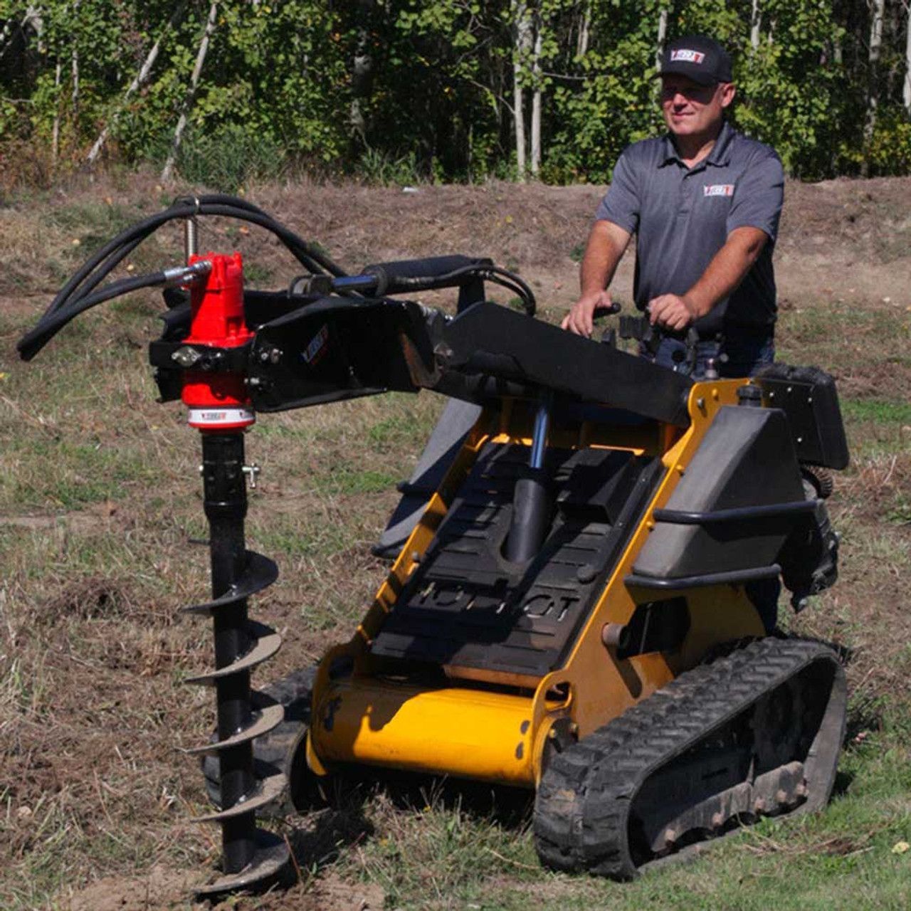 Eterra Mini Skid Steer Auger Drive