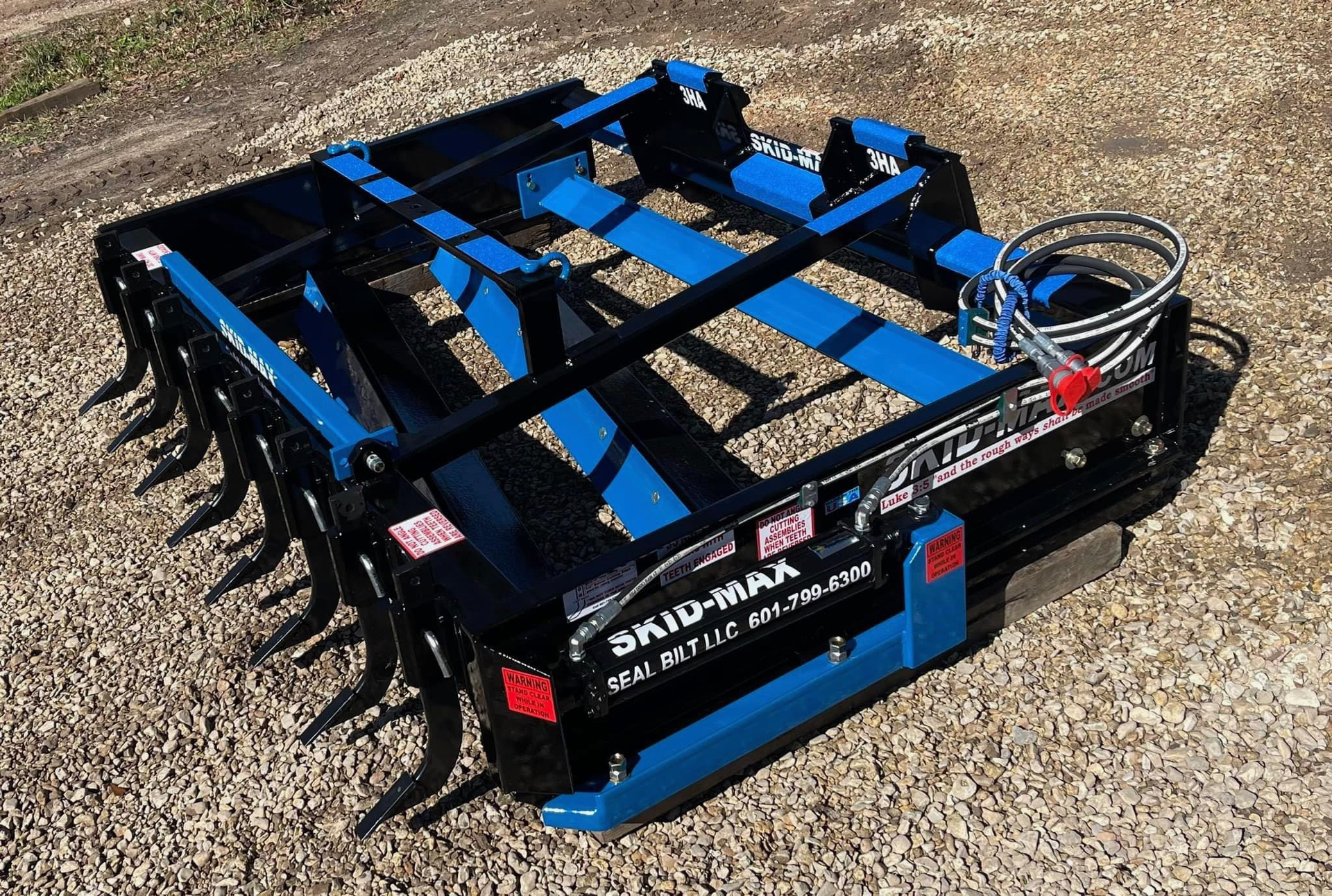 Skid Max | 3 Blade Hydraulic Skid Steer Grader