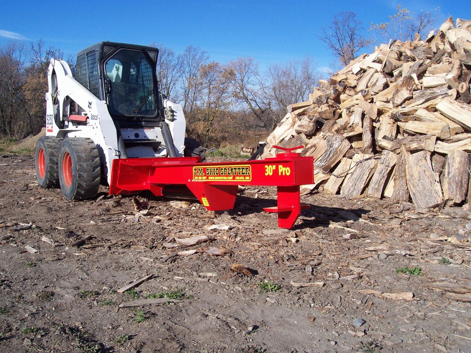 TM Manufacturing | Pro 2 Skid Steer Log Splitter