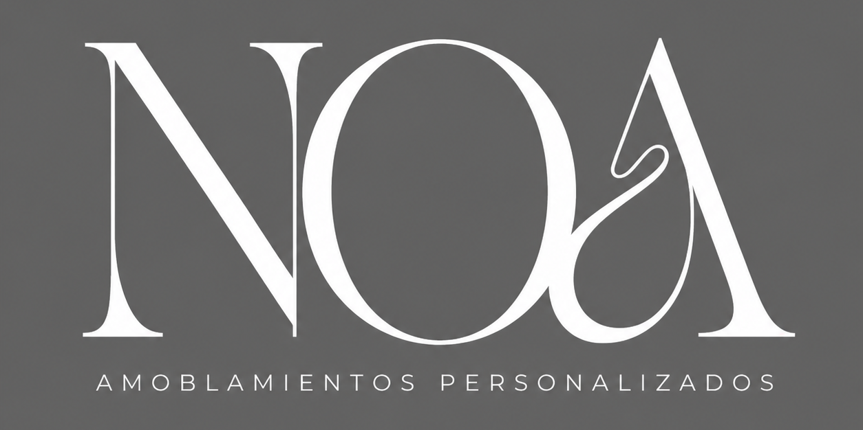 Logotipo de NOA Diseños, amoblados personalizados