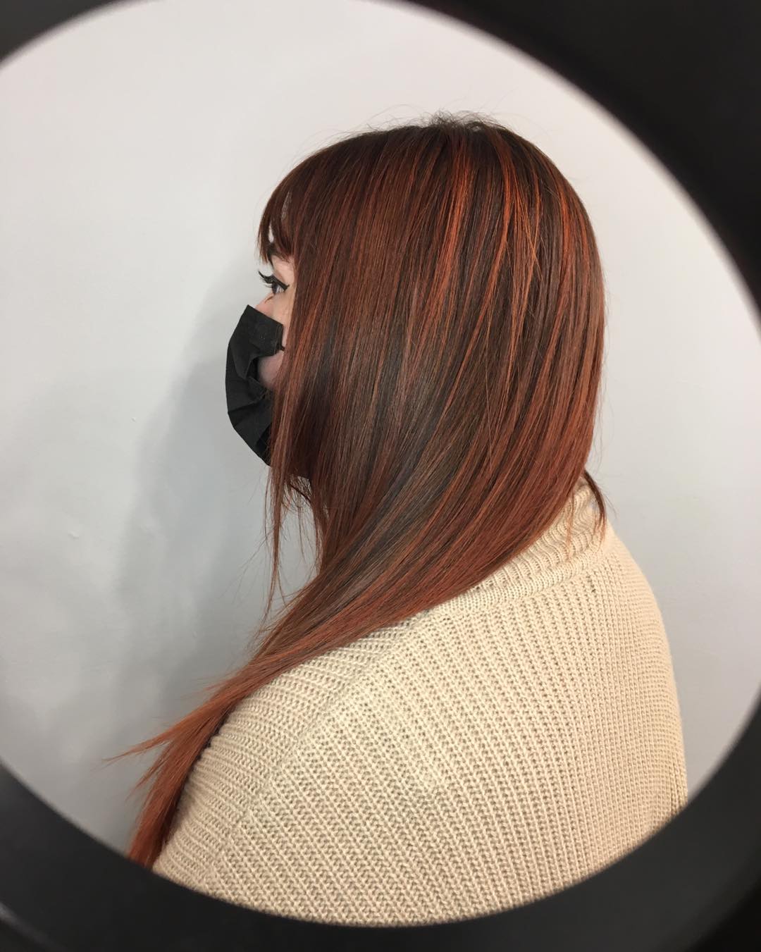 Capelli con sfumature rosse