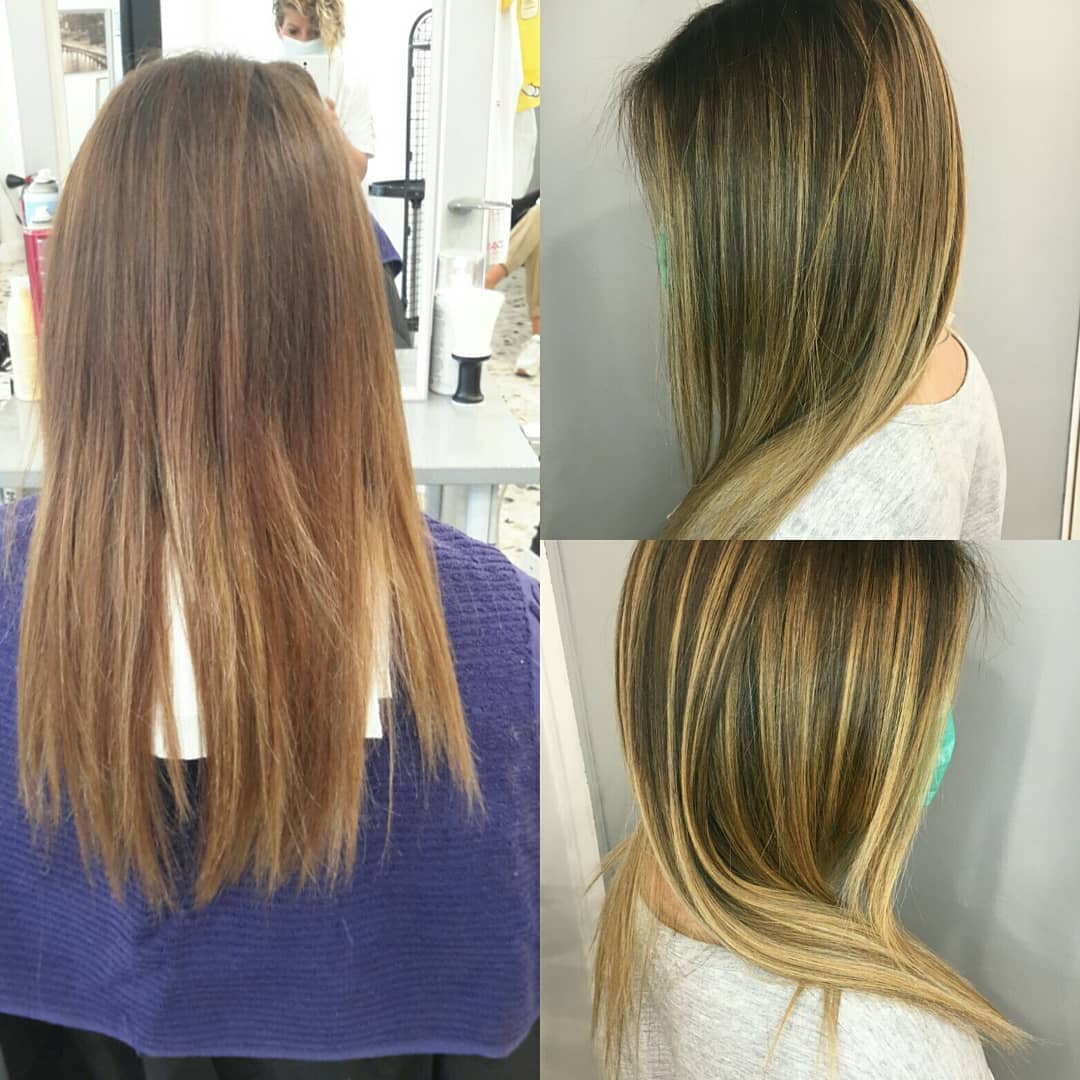 Capelli lisci con mèche