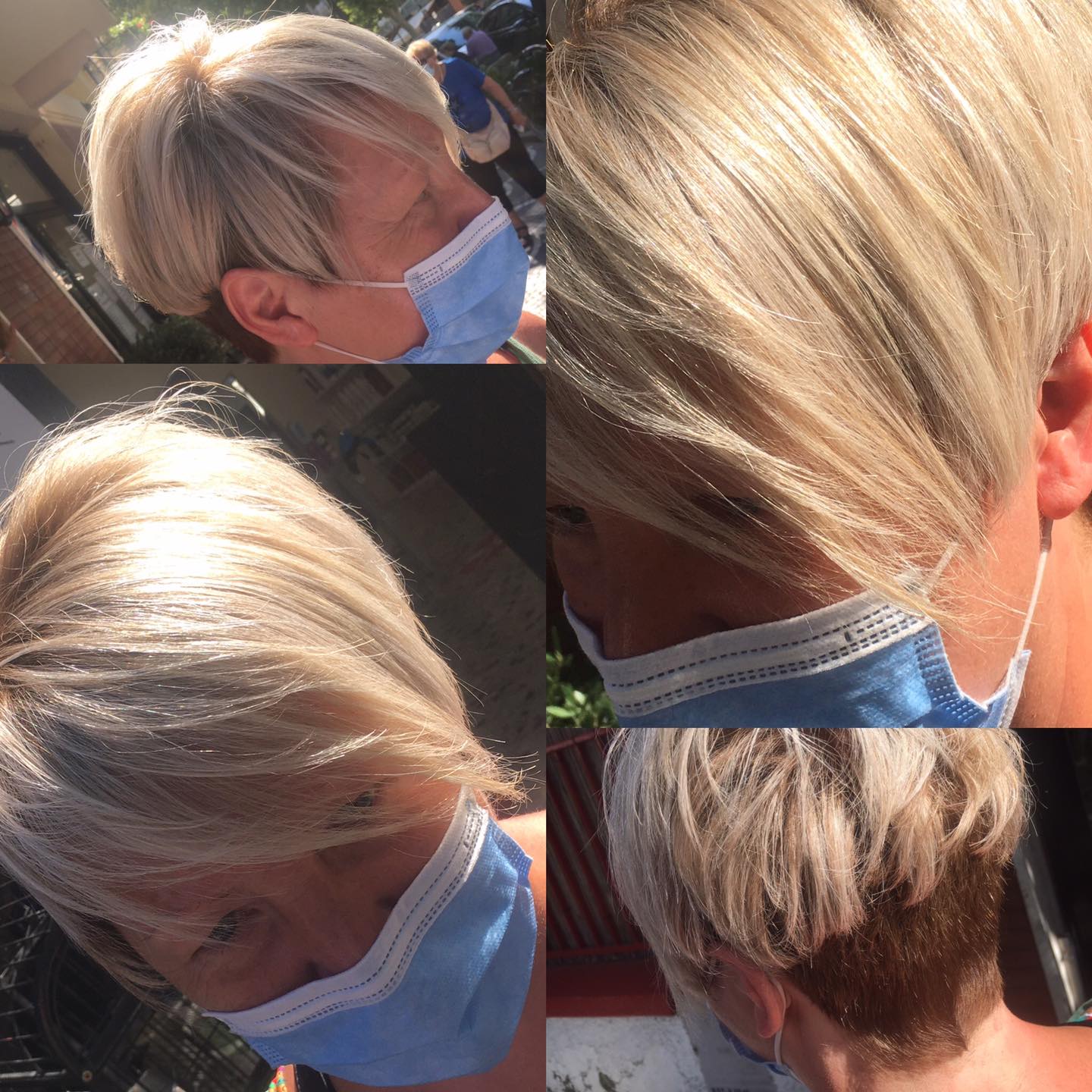 Capelli corti biondi