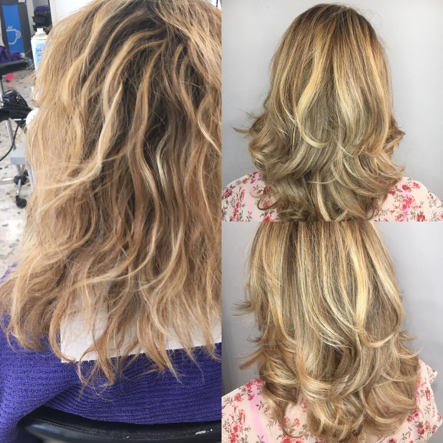 Capelli biondi con mèche