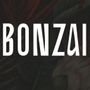 The word bonzai is on a black background