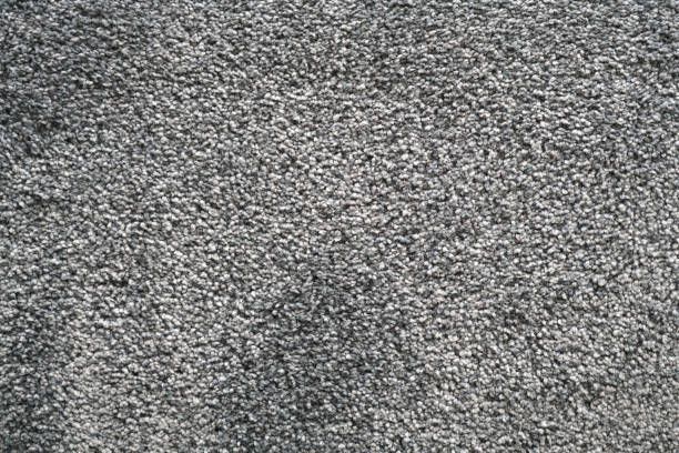 Gray textured carpet.