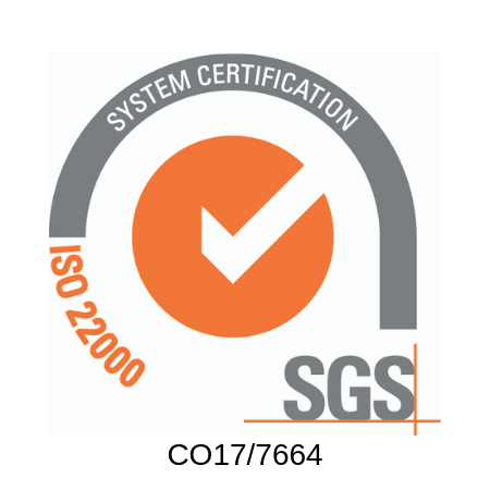 Certificación SGS ISO  22000