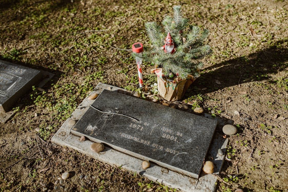 A gravestone for matthews and grace a.