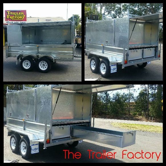 Trailer With Storage Boxes — The Trailer Factory In Port Macquarie, NSW