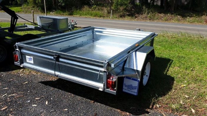 Two Wheels Box Trailer — The Trailer Factory In Port Macquarie, NSW