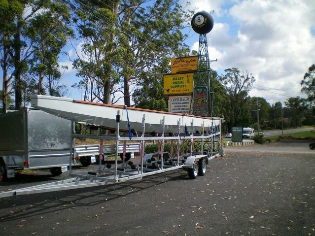 Trailer Carrying Boat — The Trailer Factory In Port Macquarie, NSW