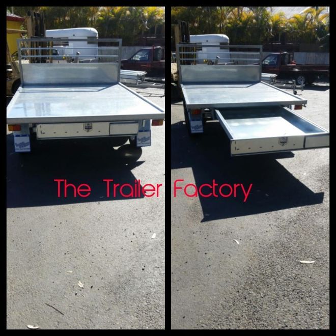 Flatbed Trailer With Storage — The Trailer Factory In Port Macquarie, NSW