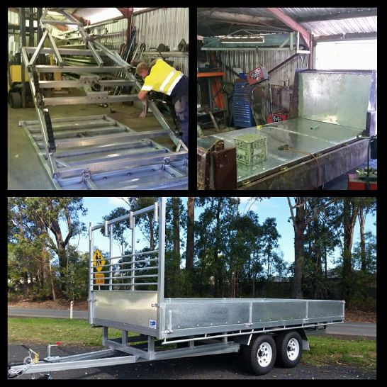 Box Trailer Under Construction — The Trailer Factory In Port Macquarie, NSW
