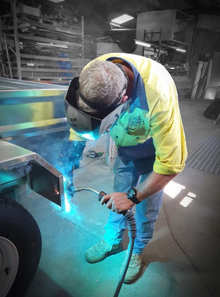 Man Welding Truck —  The Trailer Factory In Port Macquarie, NSW