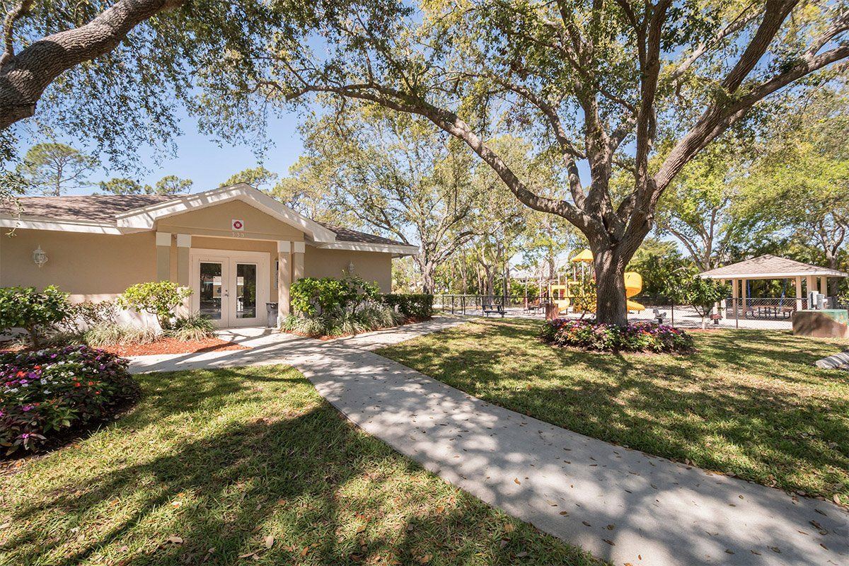 Community clubhouse and children's play area Briarwood, Naples, Florida