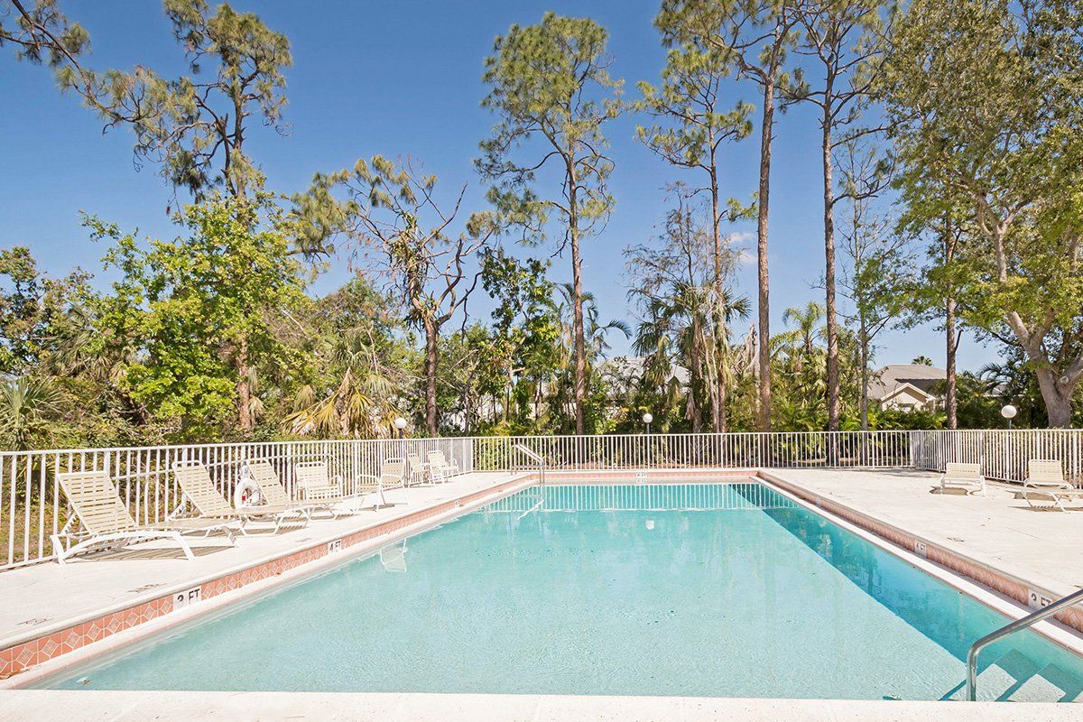 Community lap swimming pool Briarwood, Naples, Florida
