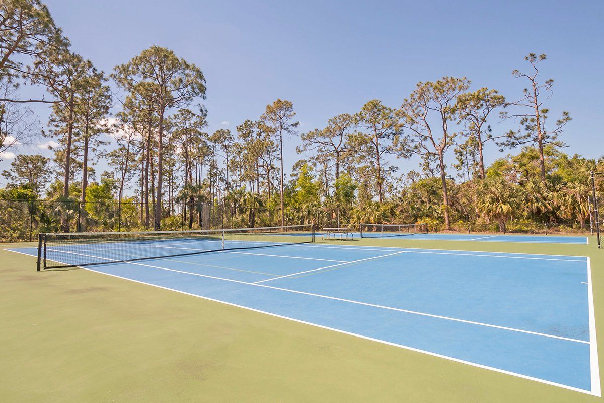 Community tennis courts Briarwood, Naples, Florida