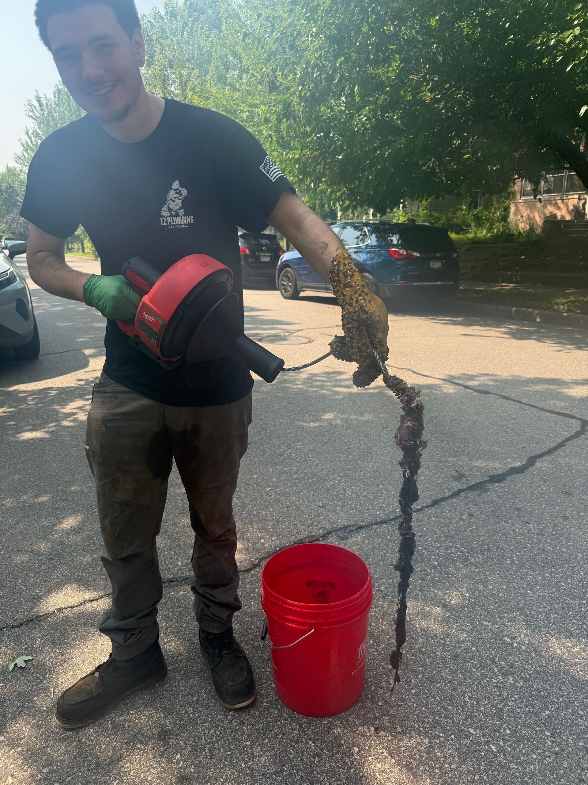 Monitor screen displaying a close-up, blue view, possibly underwater. Black protective case is visible.