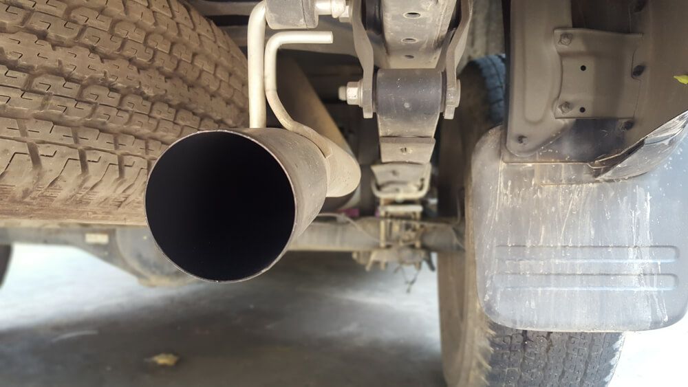 A Close up Of the Exhaust Pipe of A Truck — Rum City Exhaust Centre in Bundaberg Central, QLD