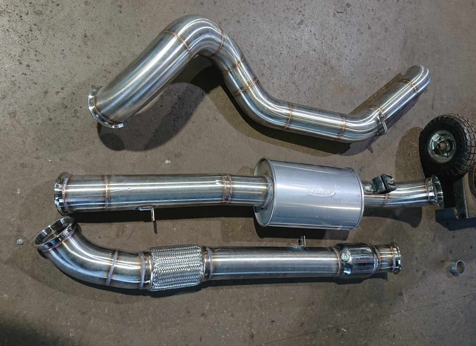 Welded Bent Exhaust Pipes — Rum City Exhaust Centre in Bundaberg Central, QLD