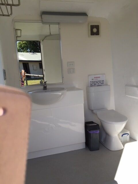 View inside portable ensuites - Portable toilet hire & portaloo hire mackay