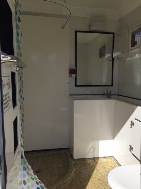 Inside of Portable Bathroom - Portable toilet hire & portaloo hire mackay