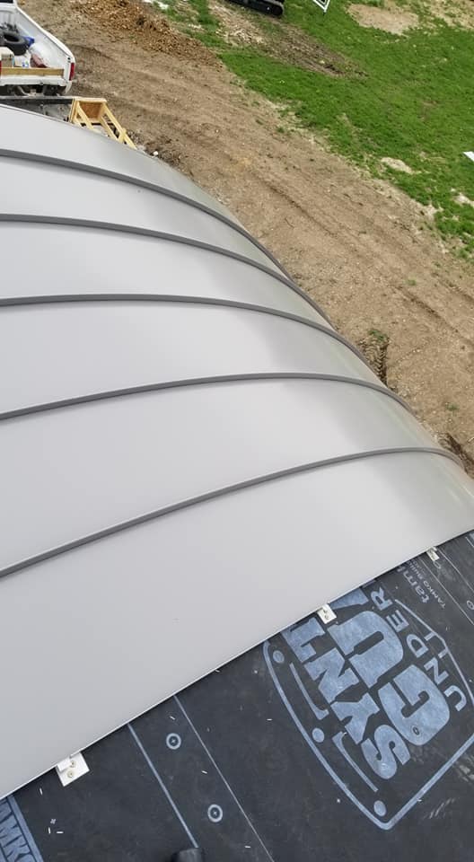 Curved Metal Roofing — Salem, MO — Carr's Exterior & Gutter Solutions