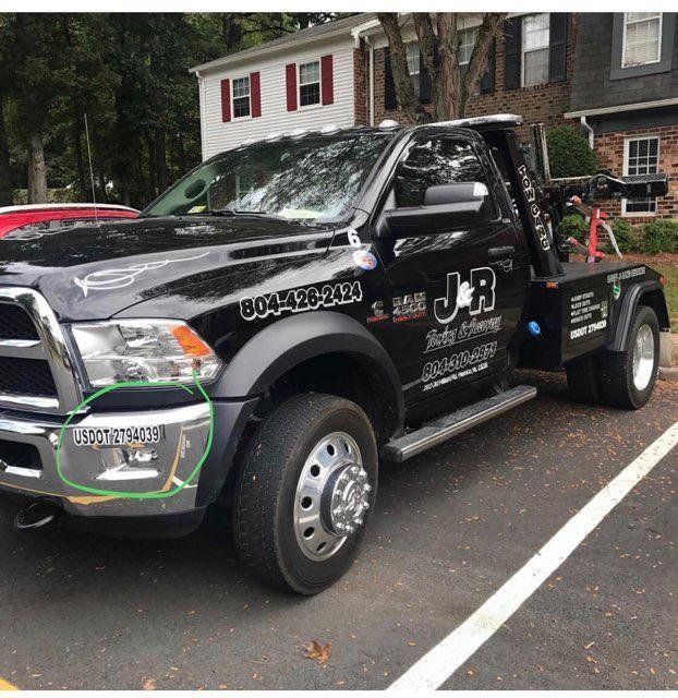 24/7 Towing J&R Towing and Recovery LLC in Glen Allen, Virginia