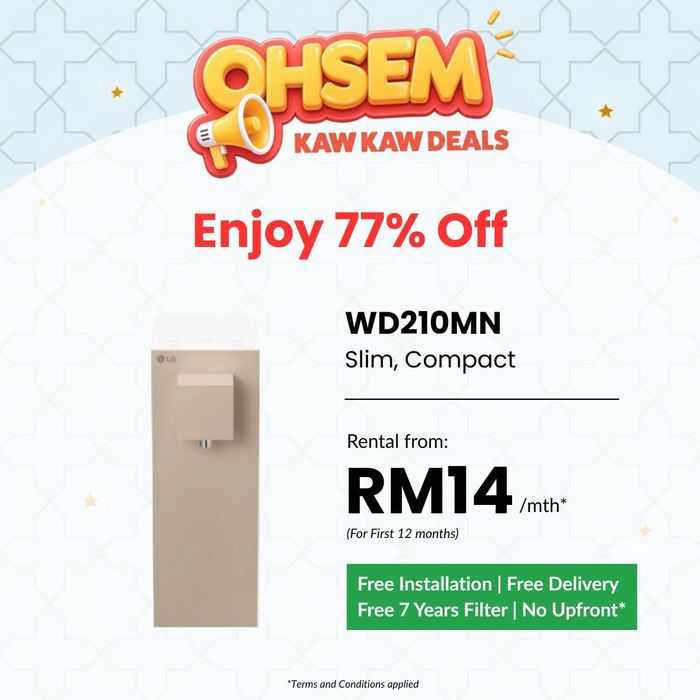 WD210 LG water purifier mid year promo deals with 77% Off