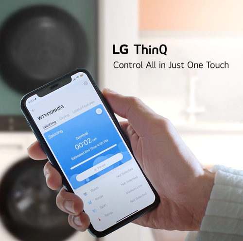 Monitor your LG appliances with LG ThinQ app. Where you can see real-time information about water, electrical usage, filter replacement cycle and diagnostic too.
