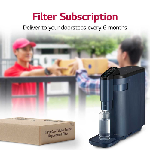 Flexible subscription package service offer by LG subscribe. The 3 choices are self-service, combined maintenance and regular visit by technician. Either filter will be sent to your doorstep every 6 months or technician will visit.