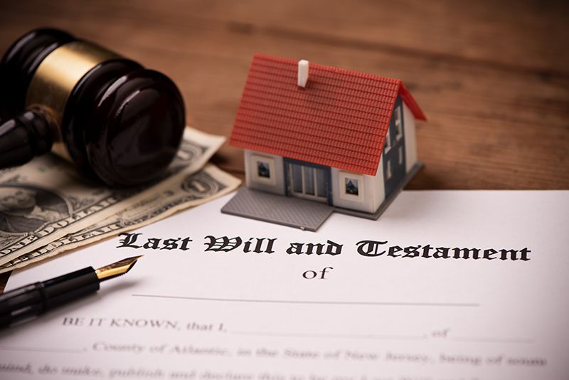 Last Will And Testament And House Model