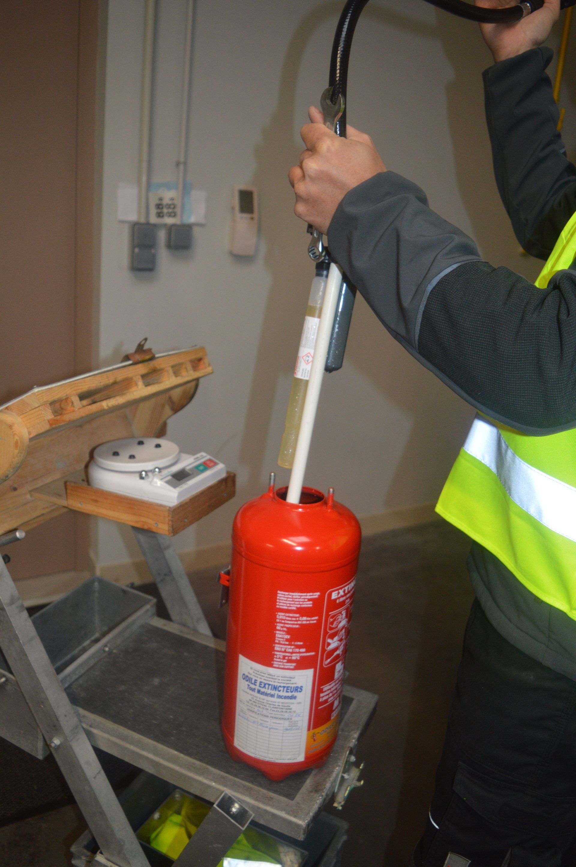 Maintenance extincteurs Odile Extincteurs