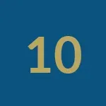 The number four is on a blue background.