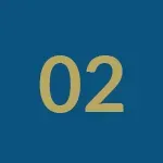The number 02 is on a blue background.